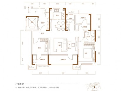青城翰章文蘭户型 