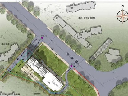 城投桃苑山色平面图 