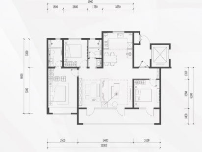 通和启章132户型 