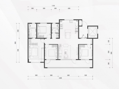 通和启章143B户型 