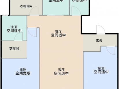 开投新都樾府A户型 