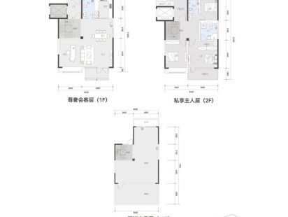 建大悦海210下叠户型 