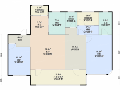 城发湖畔瑞城A 户型图