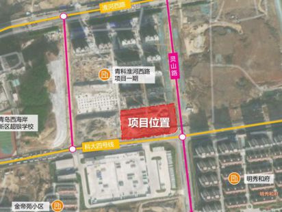 青科海棠园区位图 